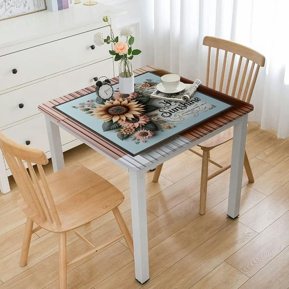 BANET Table Cloth and Tablecloth, Anti-Fading Decorative Table Cover for Dining Table Party and Camping Decoration White