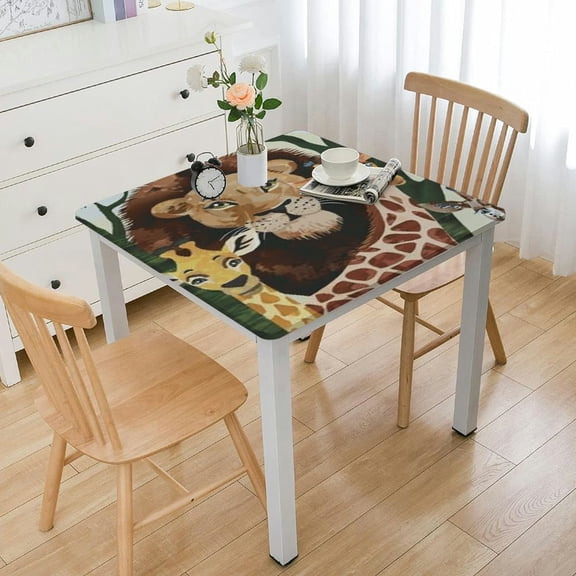 BANET , Table Cloth for Decoration, Rectangular Table Cover for Baby Shower Party Supplies white