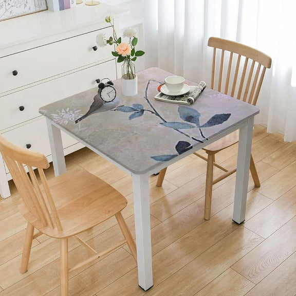 BANET  Table Cloths  Decorative Washable Rectangle Tablecloth, Dining, Kitchen, Fairy Christmas - Thanksgiving/Christmas white