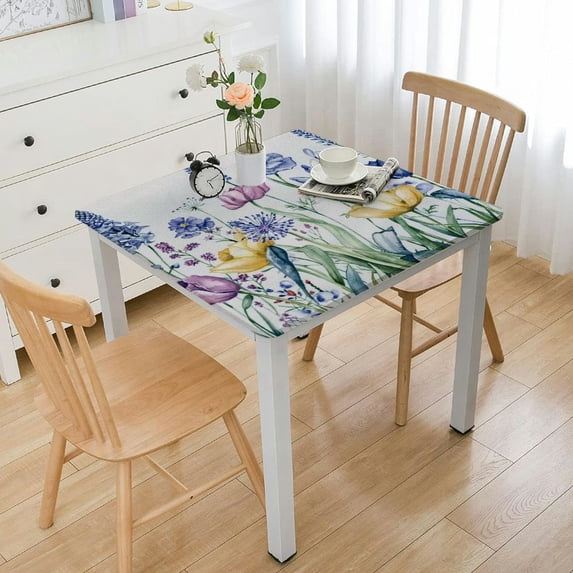 BANET , Table Cover for Party Picnic Dinner Decor white