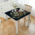 thumbnail image 1 of BANET Tablecloth Block Print Table Cloth Embroidered Spillproof Table Cover for Rectangle Tables Dining Party, 1 of 7