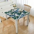 thumbnail image 1 of BANET  Tablecloth, Handblock Print Floral Table Cloth for Kitchen Dining Linen I Parties, Weddings, Outdoors white, 1 of 7