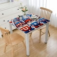 thumbnail image 1 of BANET Tablecloth Patriotic Gnomes Table Cloth Table Cover American Flag Star Picnic Table Cover for Party Camping Dinner Decor Supplies White, 1 of 7
