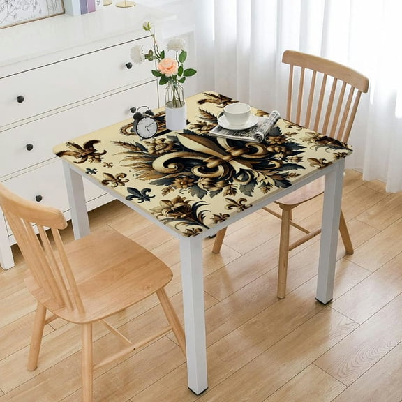 BANET Tablecloth, Pattern with and , Dining Room Kitchen Rectangular Table Cover