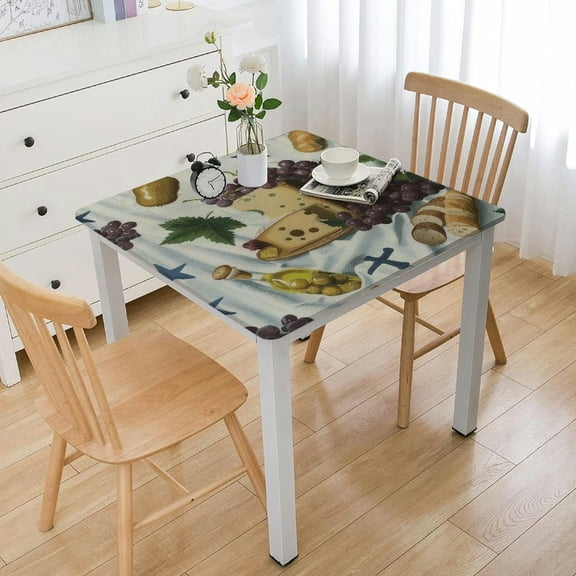 BANET Tablecloth Polyester Table Cloths Indoor &amp; Outdoor Table Cover for Kitchen Manteles White