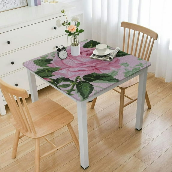 BANET Tablecloth Rectangle Tablecloth Fabric Table Cover for Kitchen, Dining Room and Party white