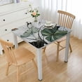 thumbnail image 1 of BANET   Tablecloth Tropical Palm Leaves Print Table Cover Cloth for Rectangle Tables Kitchen Wedding Kids Party Non Slip Tablecloths white, 1 of 8