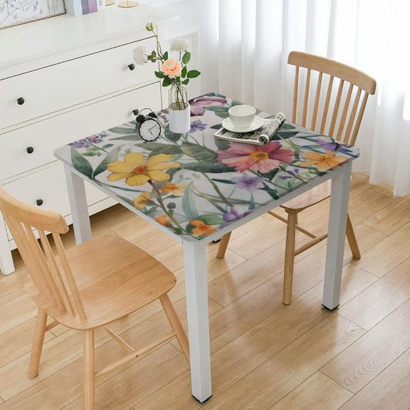 BANET Tablecloth, Washable Table Cover for Party Picnic Dinner Decor white