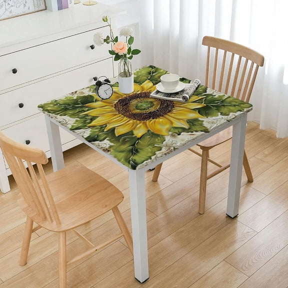 BANET Tablecloth for Rectangle Tables, Waterproof Table Cloth Covers, Oilcloth Wipeable Tablecloths for Banquet Table, ,Thanksgiving white