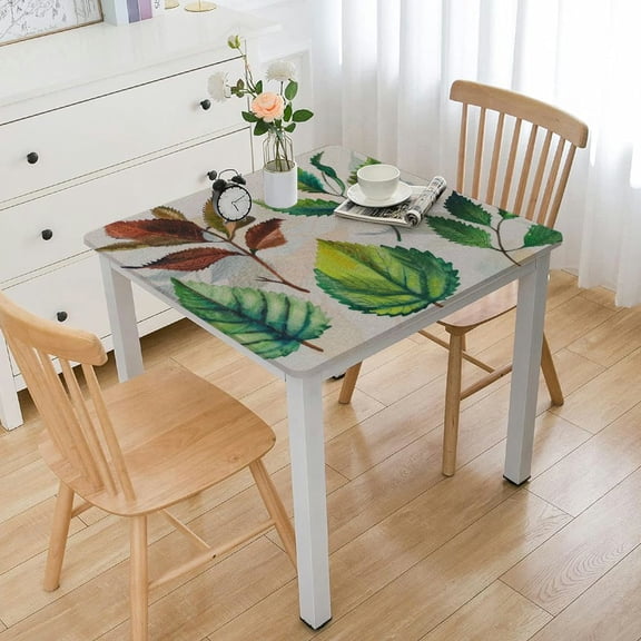 BANET Tablecloths for Rectangle Tables, Waterproof Stain Resistant Polyester Fabric Table Cover Pattern Table Cloth for Dinner Party Picnic Camping white