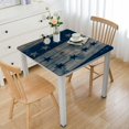 thumbnail image 1 of BANET Tablecloths Rustic Stars Stripe Waterproof Polyester Table Covers Decor for Square Table,Home Dining,Outdoor,Party,Oil Proof, white, 1 of 7