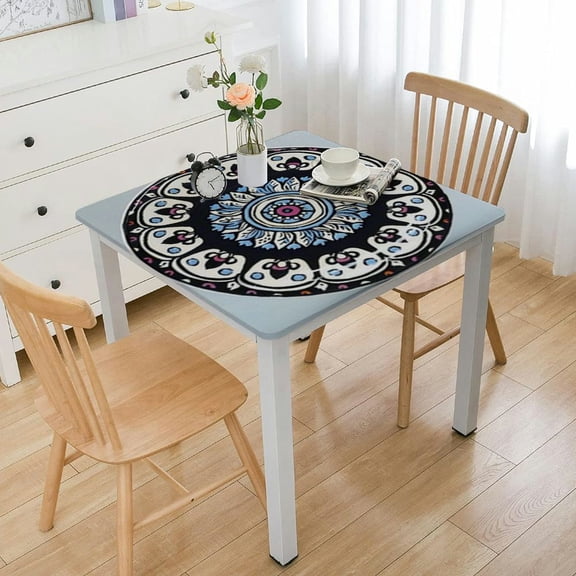BANET Tablecloths Square Waterproof Tablecloth, Square Tablecloth Table Cloth Waterproof Table Cover Heavy Tablecloth for Kitchen Dinning Party White