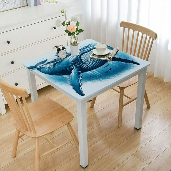 BANET Tablecloths for Rectangle Tables Tablecloth Burlap Linen Dust-Proof Table Cover Protector for Dining Room White