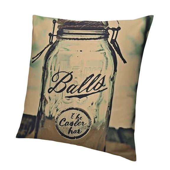 BANET Throw Pillow Case Country Feed Sack Square Cushion Cover Standard Pillowcase for Men Women Home Decorative Sofa Armchair Bedroom Livingroom 12x12in