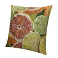 thumbnail image 1 of BANET  Throw Pillow Case Cover Summer Citrus-Fruit Of Grapefruit Lemon Orange Red - Soft Pillow Case for Decorative Bedroom/Livingroom/Sofa/Farm House - Cushion Covers Couch pillow 22x22in, 1 of 5