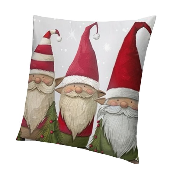 BANET Throw Pillow , Christmas Decorative Pillowcase with Hidden Zipper, Throws for 18x18in