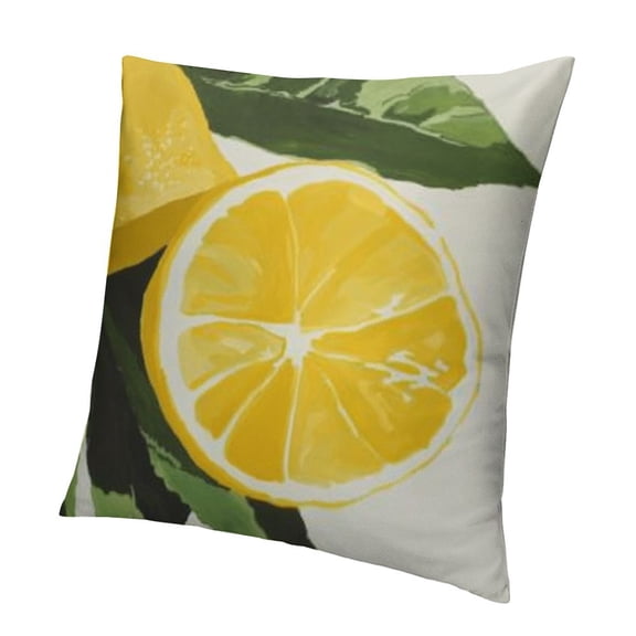 BANET Throw Pillow Covers Green Brazil Floral Pattern Short Plush Pillowcase Home Decor Cushion Case for Couch Sofa Bed, Super Soft & Comfortable 24x24in