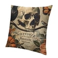 thumbnail image 1 of BANET Throw Pillow Covers Halloween Garden Halloween Pumpkin and Decorative Pillow Case Cushion Cover Pillowslip 12x12in, 1 of 5