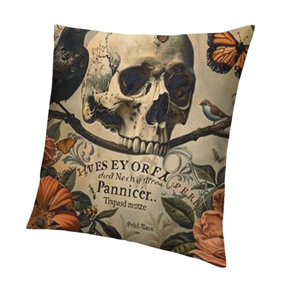 BANET Throw Pillow Covers Halloween Garden Halloween Pumpkin and Decorative Pillow Case Cushion Cover Pillowslip 12x12in