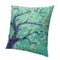 thumbnail image 1 of BANET Throw Pillow Covers with Oil Painting Tree Floral Nature Style, Square  Pillowcases for Spring Fall Summer Christmas, Decorative Home Decor Sofa Cushion Chair Bed White, 1 of 5