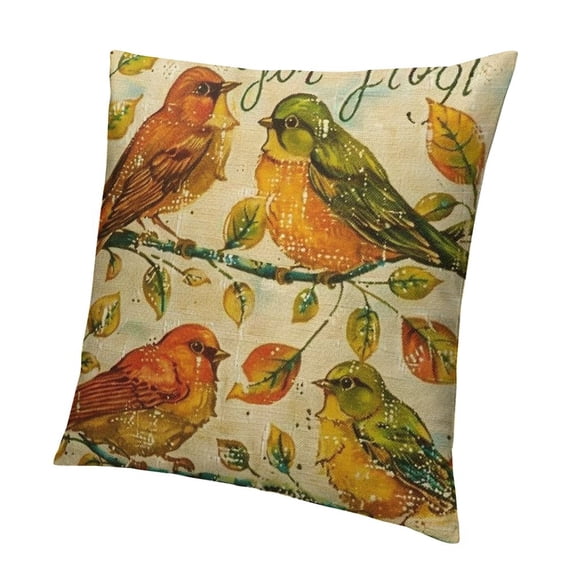 BANET Throw Pillow Covers Orange Bless His Cushion Pillow Case Home Decor Pillowcase 12x12in