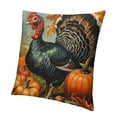 thumbnail image 1 of BANET Throw Pillow Covers, Square Effiel Tower Flower Couch Cushion Cover Hidden Zipper Pillowcase Home Sofa Decor 24x24in, 1 of 5