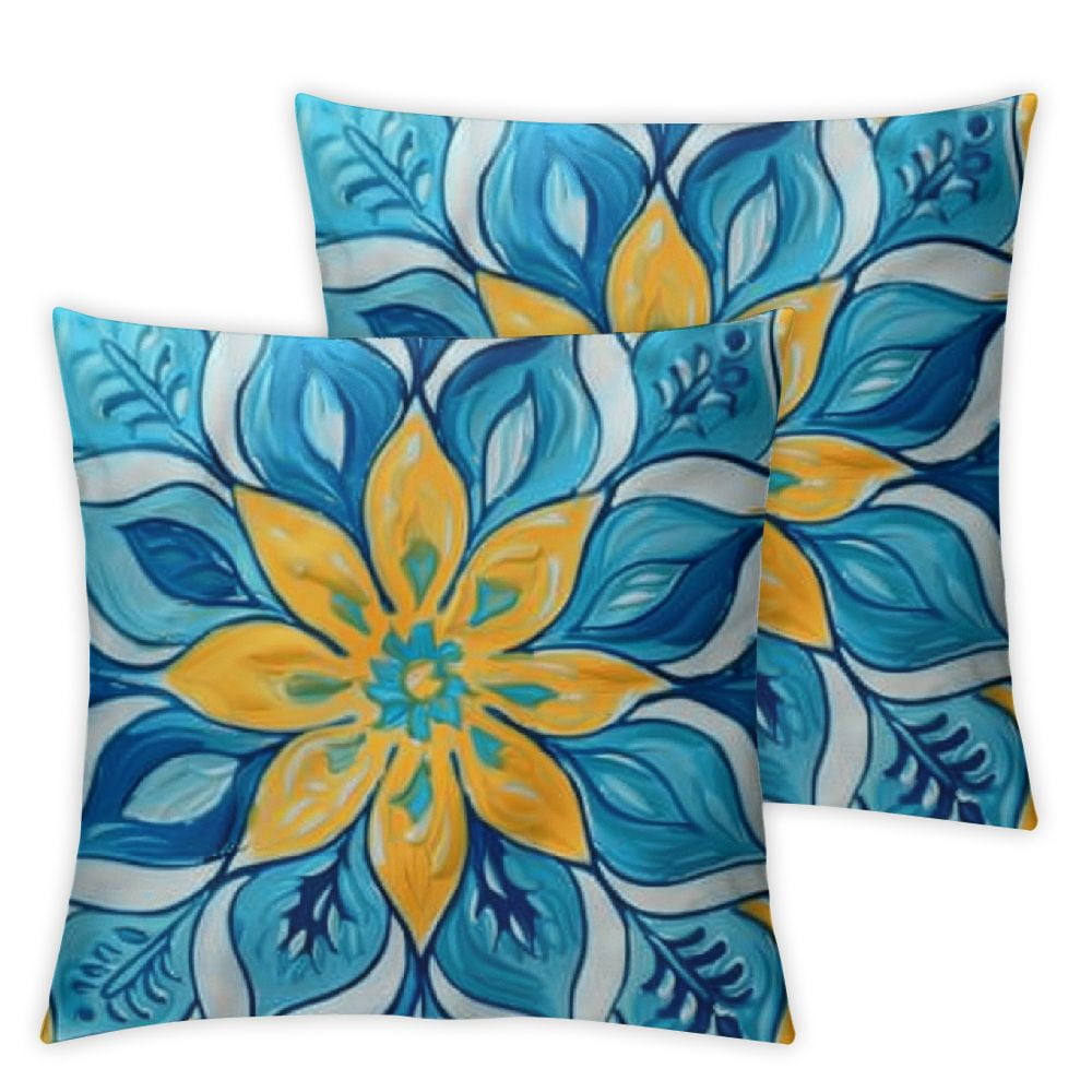 Throw Pillow Covers Square Pillowcases for Room Sofa Chair Bed