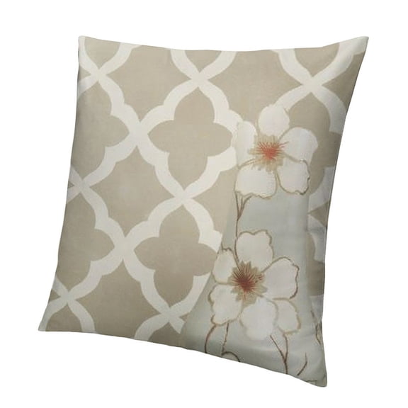 BANET Throw Pillow Covers Trellis Geometric Patterns Short Plush Pillowcase Home Decor Cushion Case for Couch Sofa Bed, Super Soft & Comfortable 24x24in