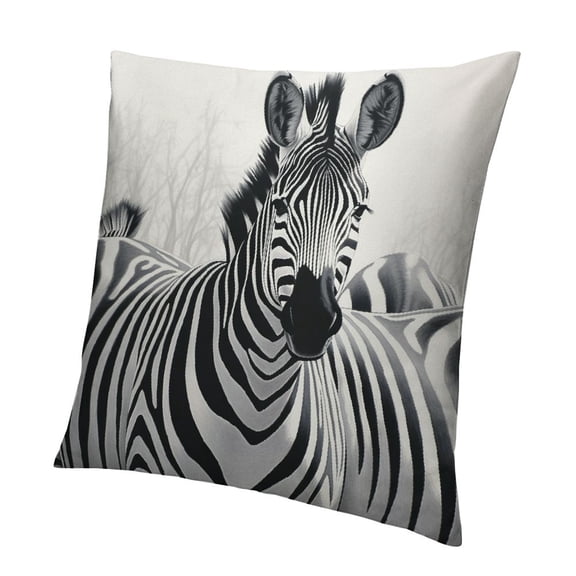 BANET Throw Pillow Cushion Cover, Animals Theme Print, Decorative Square Accent Pillow Case 12x12in