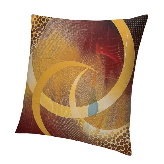 BANET  Throw Pillow Cushion Cover, Digital Pixel Style Computer Art Virtual Background Lines Illustration, Decorative Square Accent Pillow Case 12x12in