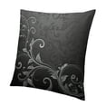 thumbnail image 1 of BANET Throw Pillow Cushion Cover, Leaves Fading Ombre Effect, Decorative Square Accent Pillow Case 22x22in, 1 of 5