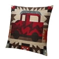 thumbnail image 1 of BANET Throw Pillow Cushion Cover, National Heritage Local Region Motive, Decorative Square Accent Pillow Case 22x22in, 1 of 5