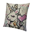thumbnail image 1 of BANET Throw Pillows Covers Cute Horse Pillow Cover Pillowcase Decorative Pillow Cushion Cases for Sofa Bed Car Couch 20x20in, 1 of 5