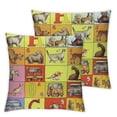 thumbnail image 1 of BANET Throw Set of 2 Decorative Throw Pillow 18x18in, 1 of 7
