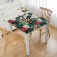 thumbnail image 1 of BANET Tropical Square Tablecloth, Hibiscus Flowers Plants Tablecloths, / Theme Party, Wipeable Waterproof Table Cloth for Family Dinners Patio Outdoor/Outside Events White, 1 of 1