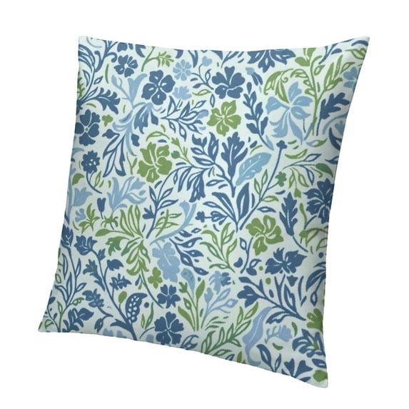 BANET Ultra Soft Floral Print Pillowcases Hotel Quality Microfiber, Soft and Smooth Envelope Closure White
