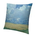 thumbnail image 1 of BANET Van Gogh Painting Wheat Field Under Clouded Sky Decorative Square Throw Pillow Case Cushion Cover for Sofa Bedroom Car Double-Sided Design 18x18in, 1 of 5