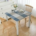Vinyl Oilcloth Tablecloth Square Spillproof Waterproof Wipeable