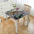 thumbnail image 1 of BANET  Vinyl Square Tablecloth, Avery Spring Garden Blooms and Buds Flannel Backed Table Cloth, Spring Hydrangea Floral 36*36, 1 of 8