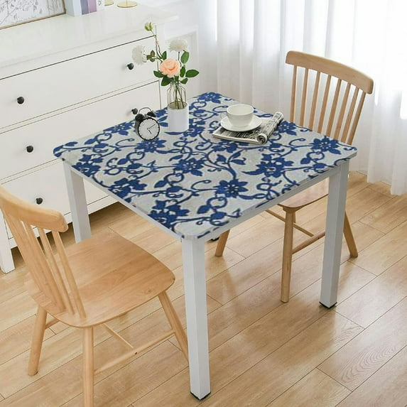 BANET Washable Cotton Linen Fabric Pattern Decorative Macrame Rectangle Tablecloth Dinner Picnic Table Cloth Home Decorative Table Cover Assorted white