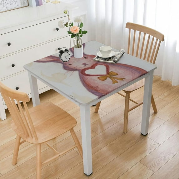 BANET , Washable Table Cover for Party Picnic Dinner Decor white