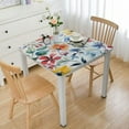 thumbnail image 1 of BANET  ,Watercolor Flower Table Cloth,Wrinkle Stain Resistance Summer Colorful Leaves Table Covers for Kitchen Dining,Rustic Small for Parties Picnic 36*36, 1 of 8