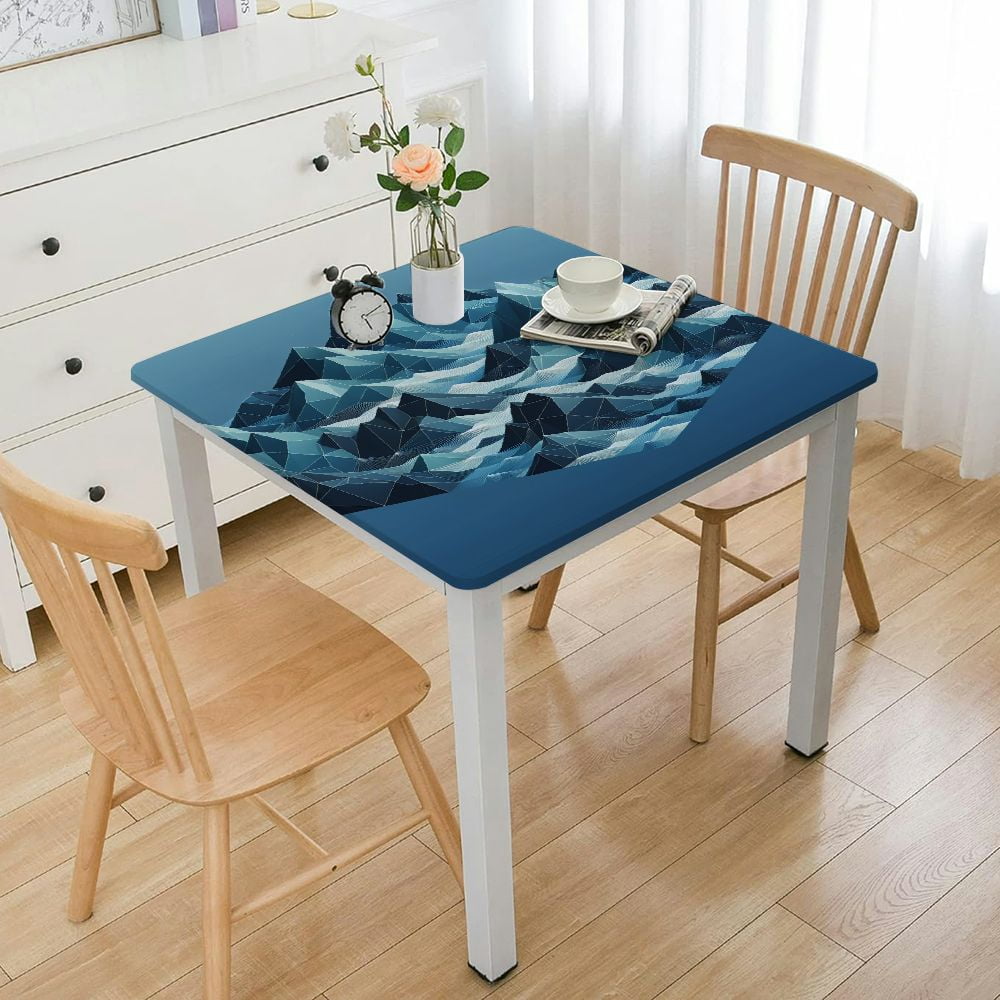 3D Light Blue Crack 33 Tablecloths main image 1