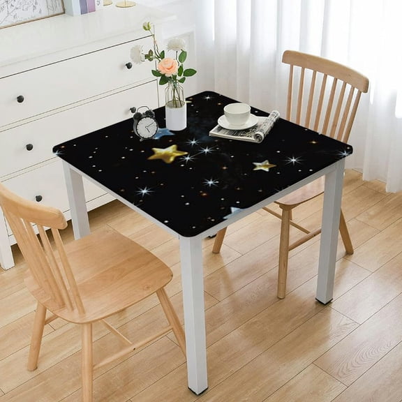 BANET Welcome Home Decorations Welcome Back Home Black Gold We Missed You So Much Military Homecoming Deployment Returning Square Table Cover Party Decor for white