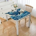 BANET Whale Decor Tablecloth, Cartoon Smiley Cute Patterned Whale with ...