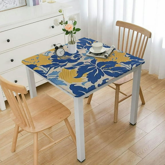 BANET , and Bordered , and Water Resistant Table Cloth, white