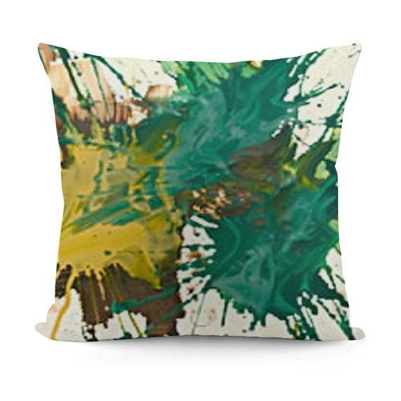 BANET , and Drippling Effect Paints , Accent Double-Sided Digital ing 20x20in