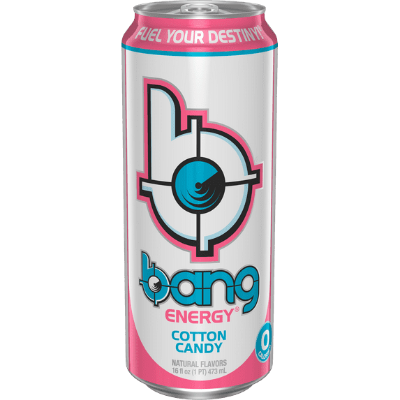 BANG Energy Drink, Cotton Candy, 16 fl oz, Can