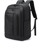 BANGE 15.6-Inch Laptop Backpack, Water-Resistant, Lightweight Travel Daypack, Black