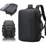 BANGE Air Compression System Backpack with electronic scaleVacuum Compression Travel Backpack,Expandable Backpacks with Pump for Airplanes